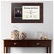 ArtToFrames 11x14 inch Diploma Frame with 6" x 8" Inch Image Opening - Framed with Black and Gold Mats, Comes with Regular Acrylic and Sawtooth Hanger for Wall Hanging (DT-11x14)
